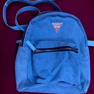 jean guess mini backpack